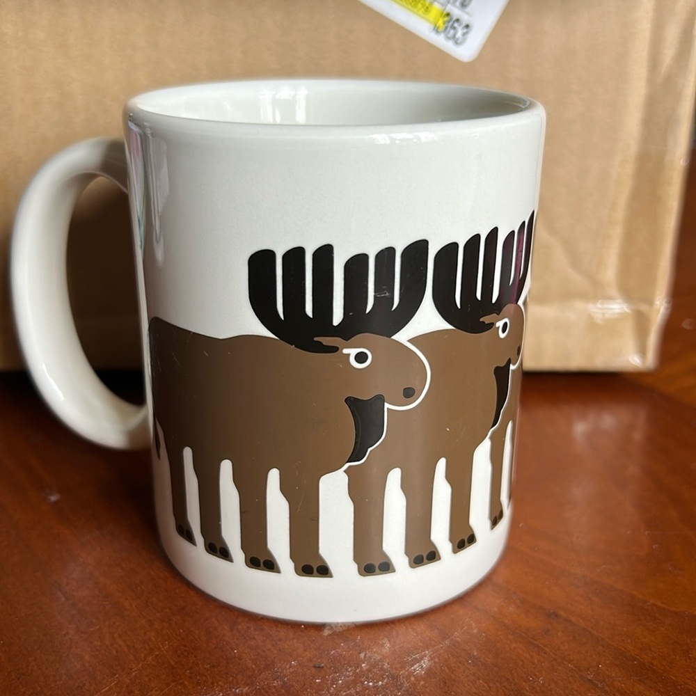 Vintage Taylor & Ng Moose Mug brown Made in USA